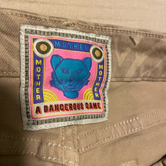 Mother The Looker Ankle Fray Jeans in Sweet Stripes Size 28 - Picture 4 of 7